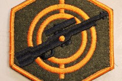 Шеврон "Снайперский рубеж" армейские игры. 2021 год.