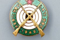 Знак стрелковых соревнований 1948г. Эстонская и Латвийская ССР